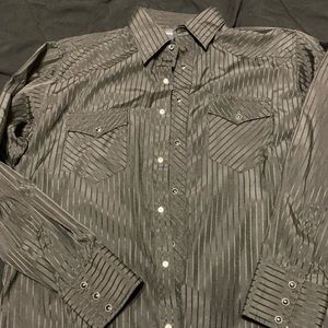 Wrangler Men’s Long Sleeve Button Down